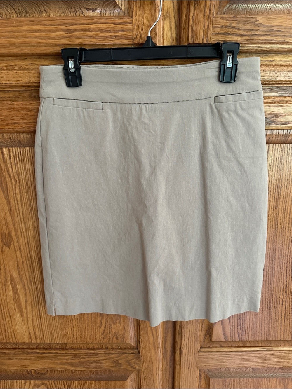 Kim Rogers Beige Skort with Clean Waist
